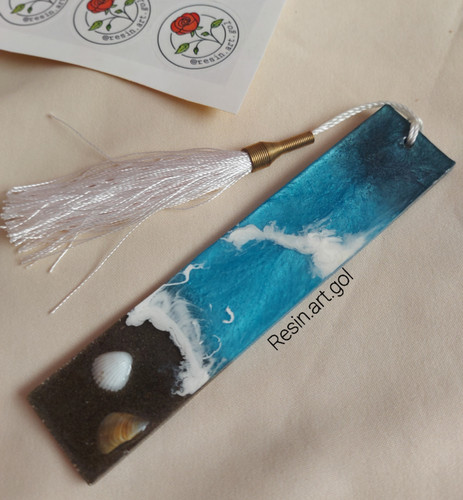 نشانگر کتاب رزینی تم دریا