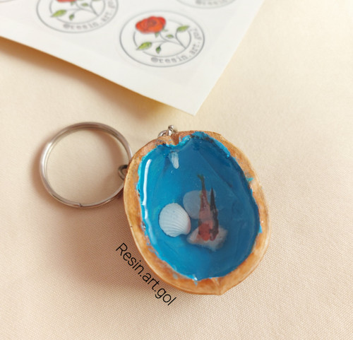 جاکلیدی رزینی حوضچه ماهی گلی