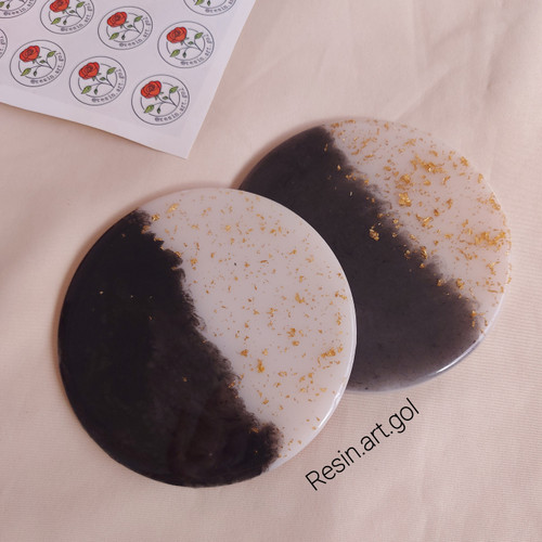 زیرلیوانی رزینی قطر ۱۲سانت