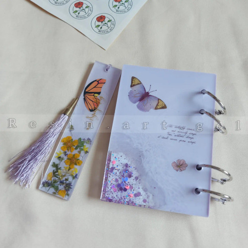 پک هدیه دفترچه و بوکمارک