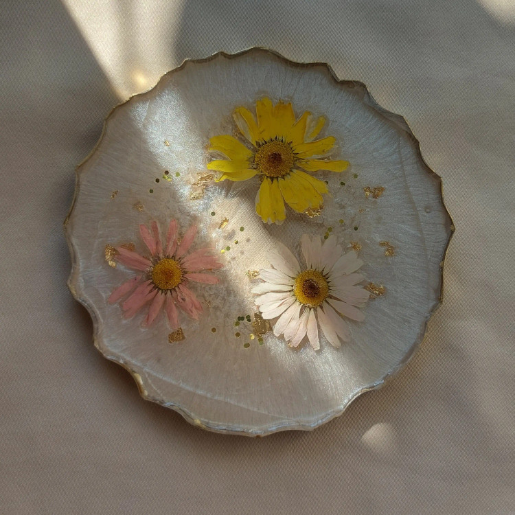 زیر لیوانی رزینی