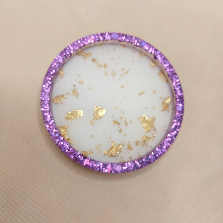 زیر لیوانی اکلیل بنفش