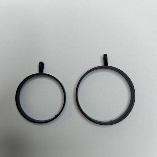 قاب فلزی حلقه ای مشکی زیورآلات