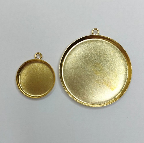 قاب فلزی کفه دار گرد