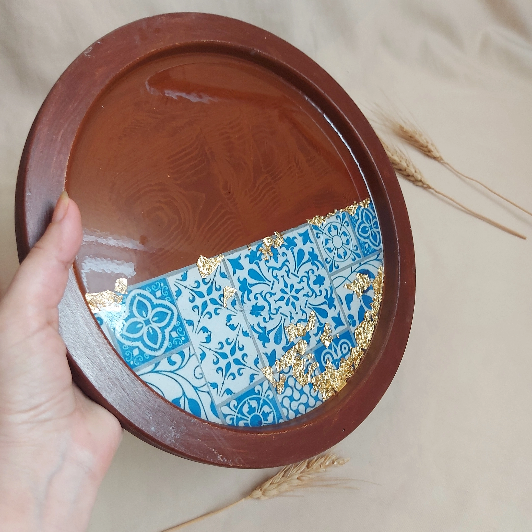 سینی چوبی دکوپاژ
