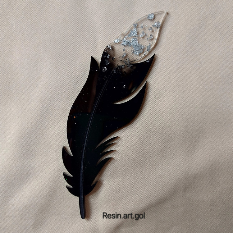 نشانک کتاب طرح پر