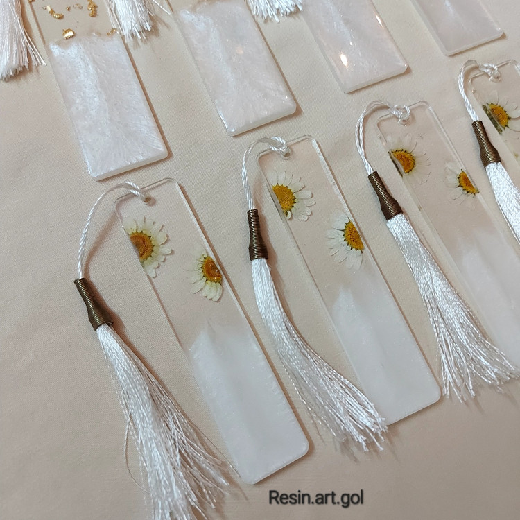 بوکمارک بابونه رزینی